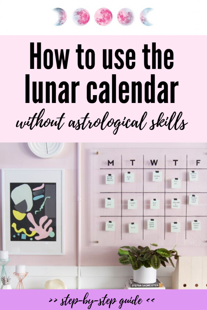 how to use lunar calendar