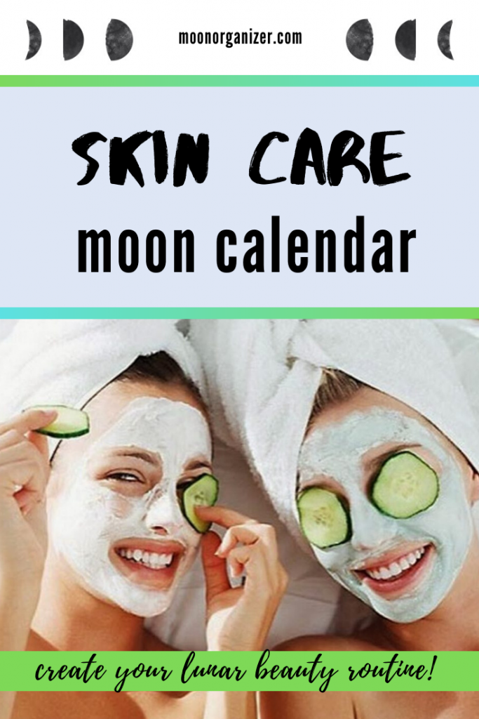 skin care lunar calendar