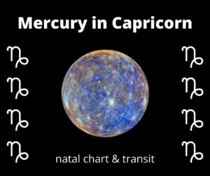 Mercury in Capricorn - calculation, concentration, goals