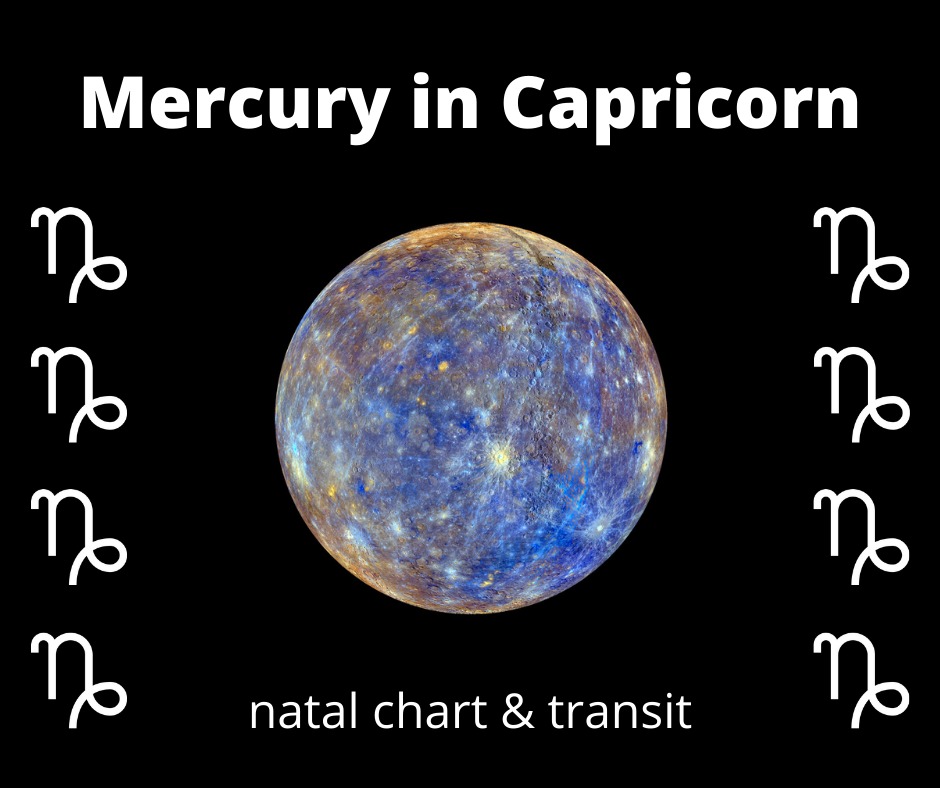 Mercury in Capricorn calculation, concentration, goals