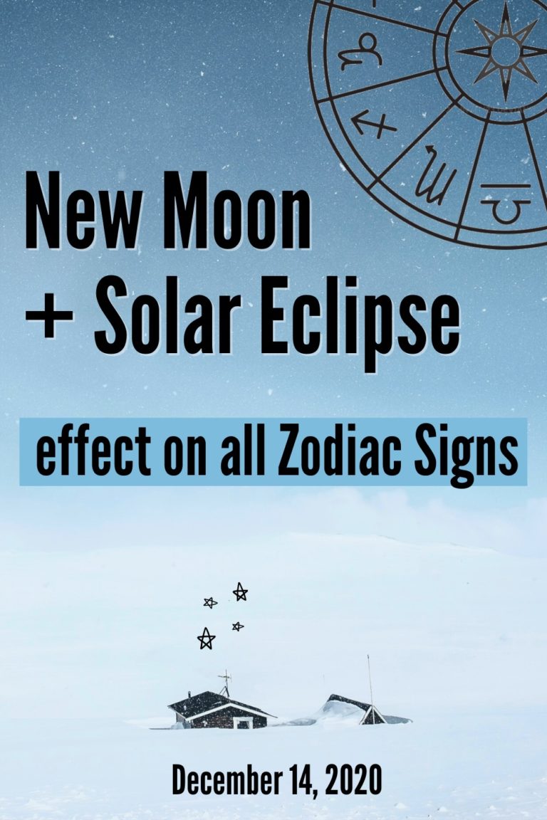 New Moon December 14, 2020 Solar Eclipse effect on all Zodiac Signs