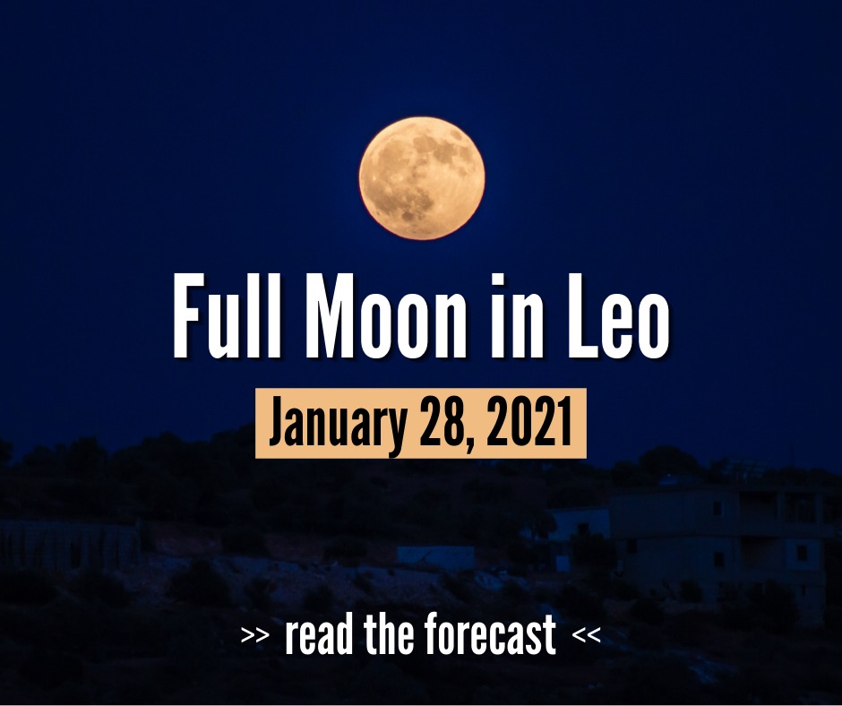 full moon in Leo
