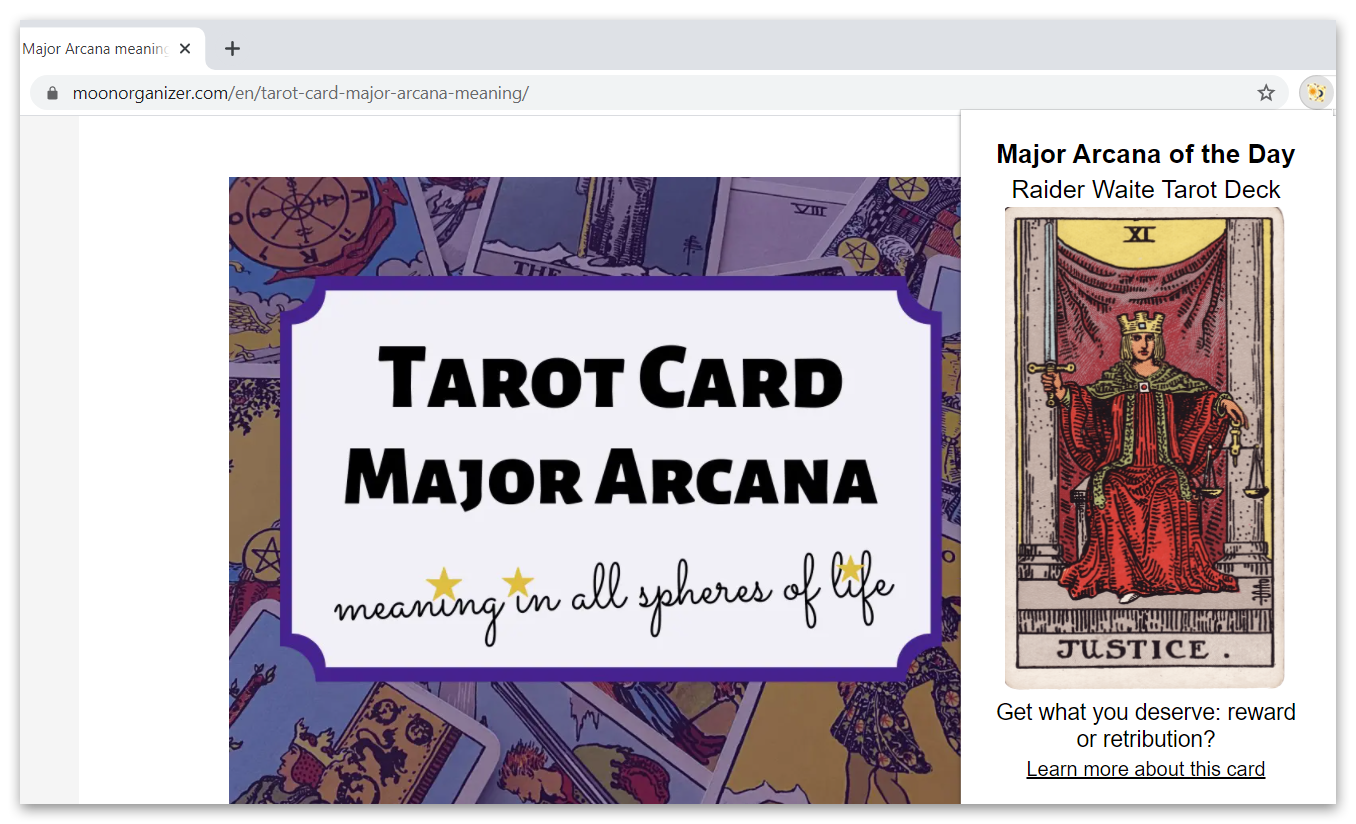 Tarot Arcana Extension